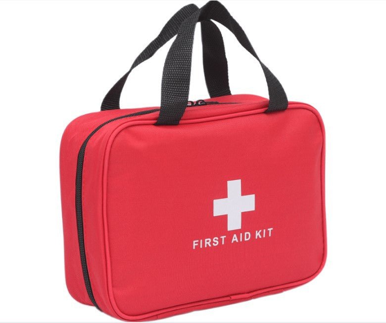 184pcs portable first aid kit with multi-purpose medical supplies for hiking, camping, and outdoor emergency rescue